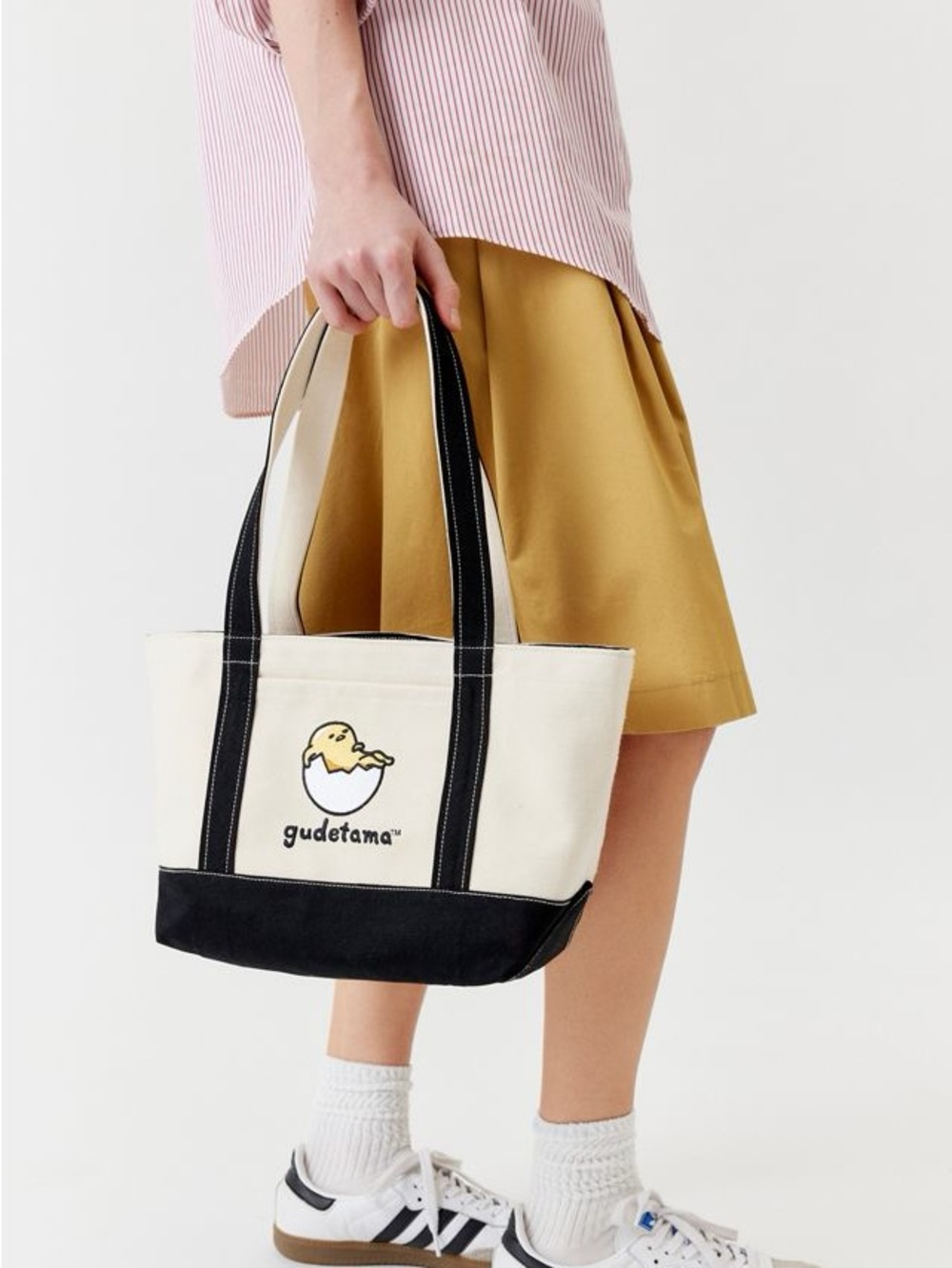 BAGGU x Sanrio Gudetama Small Heavyweight Canvas Tote